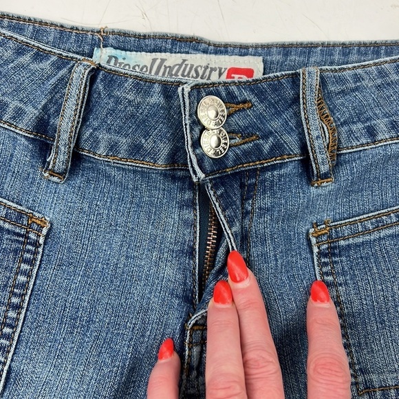 Diesel mid-rise  y2k straight leg denim jeans size 28 - Picture 8 of 13